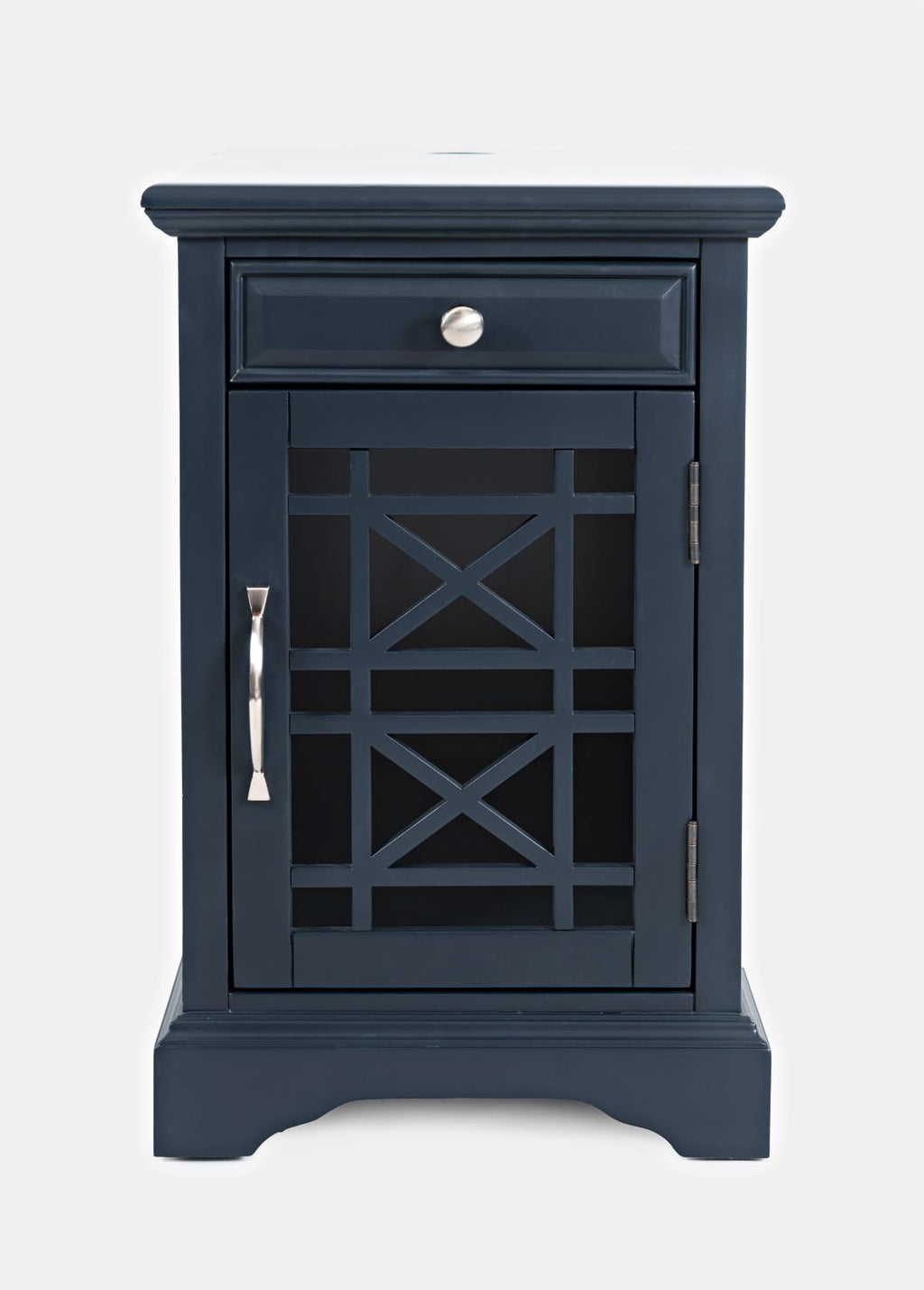 Craftsman Power Chairside Table Navy