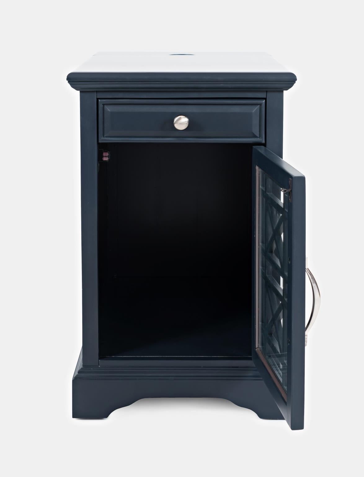Craftsman Power Chairside Table Navy