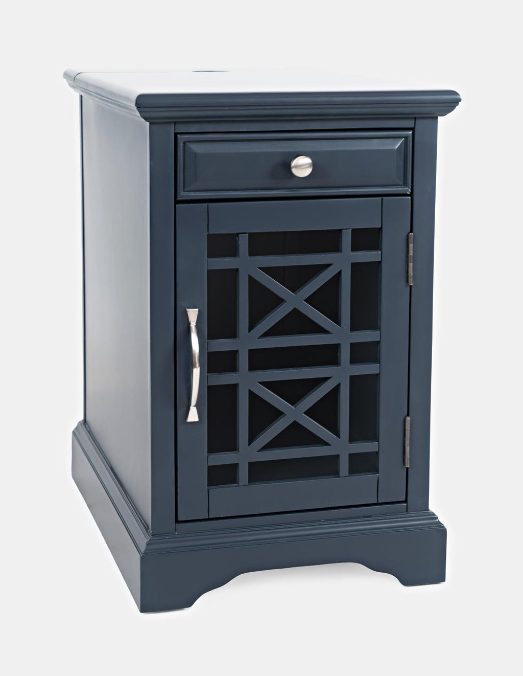 Craftsman Power Chairside Table Navy