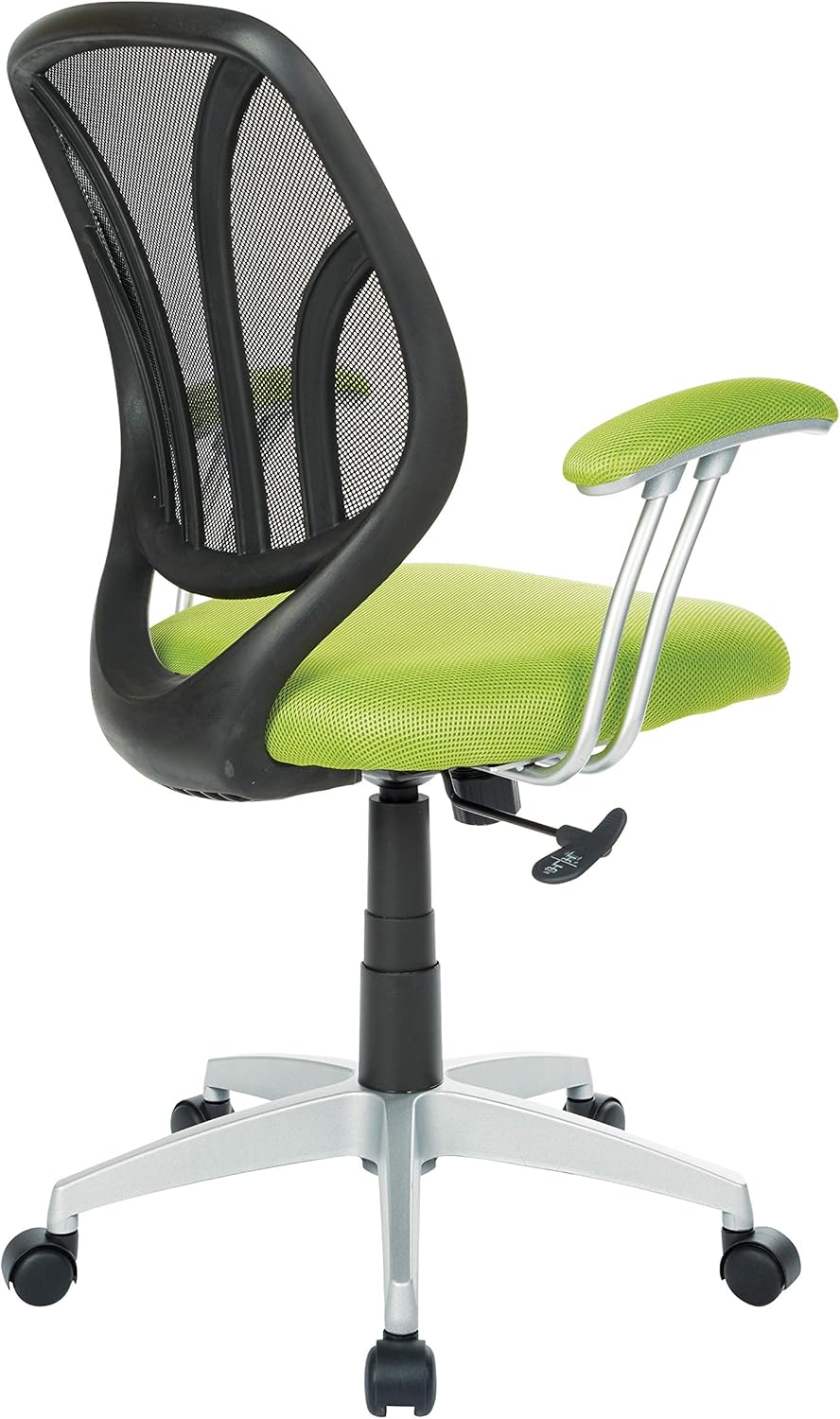 Screen Back Task Chair with Green Mesh Fabric