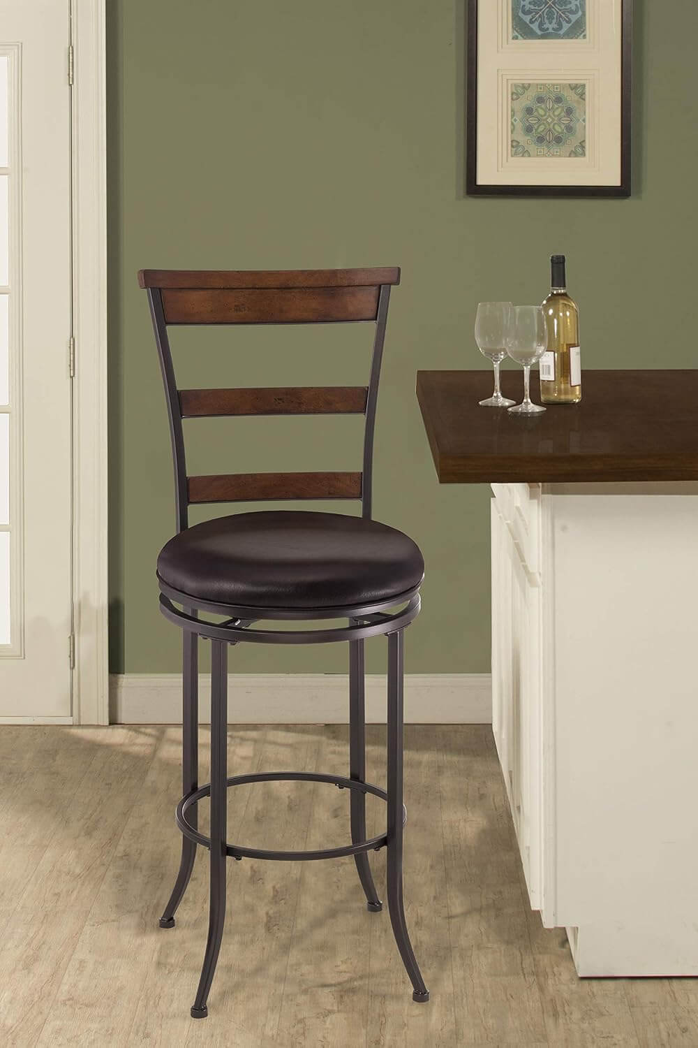 Cameron Metal Swivel Bar Stool