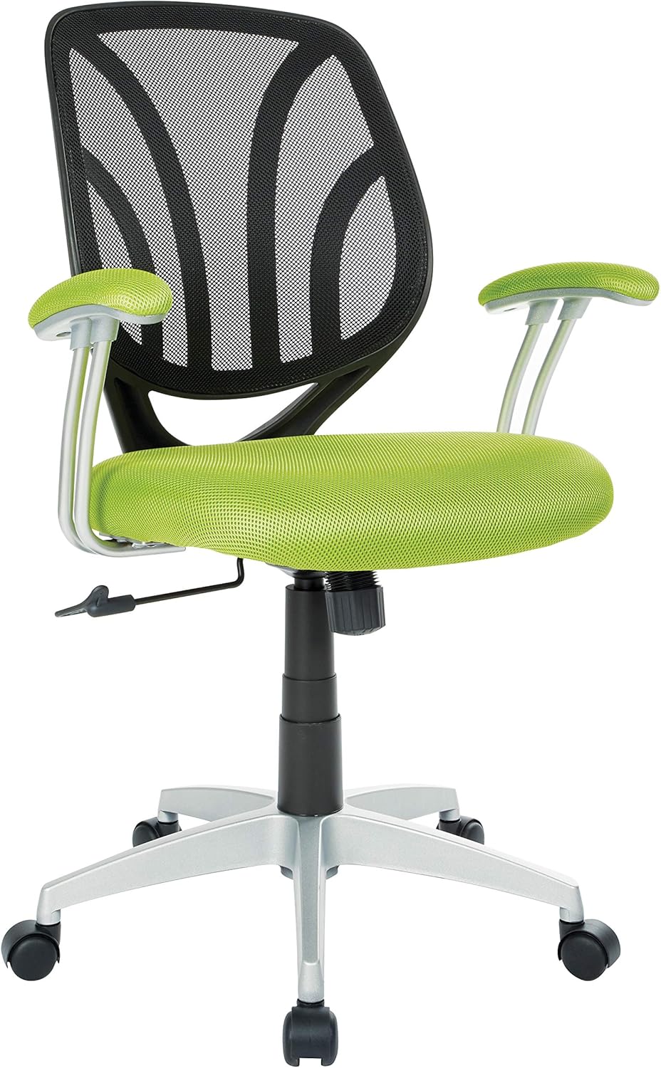 Screen Back Task Chair with Green Mesh Fabric