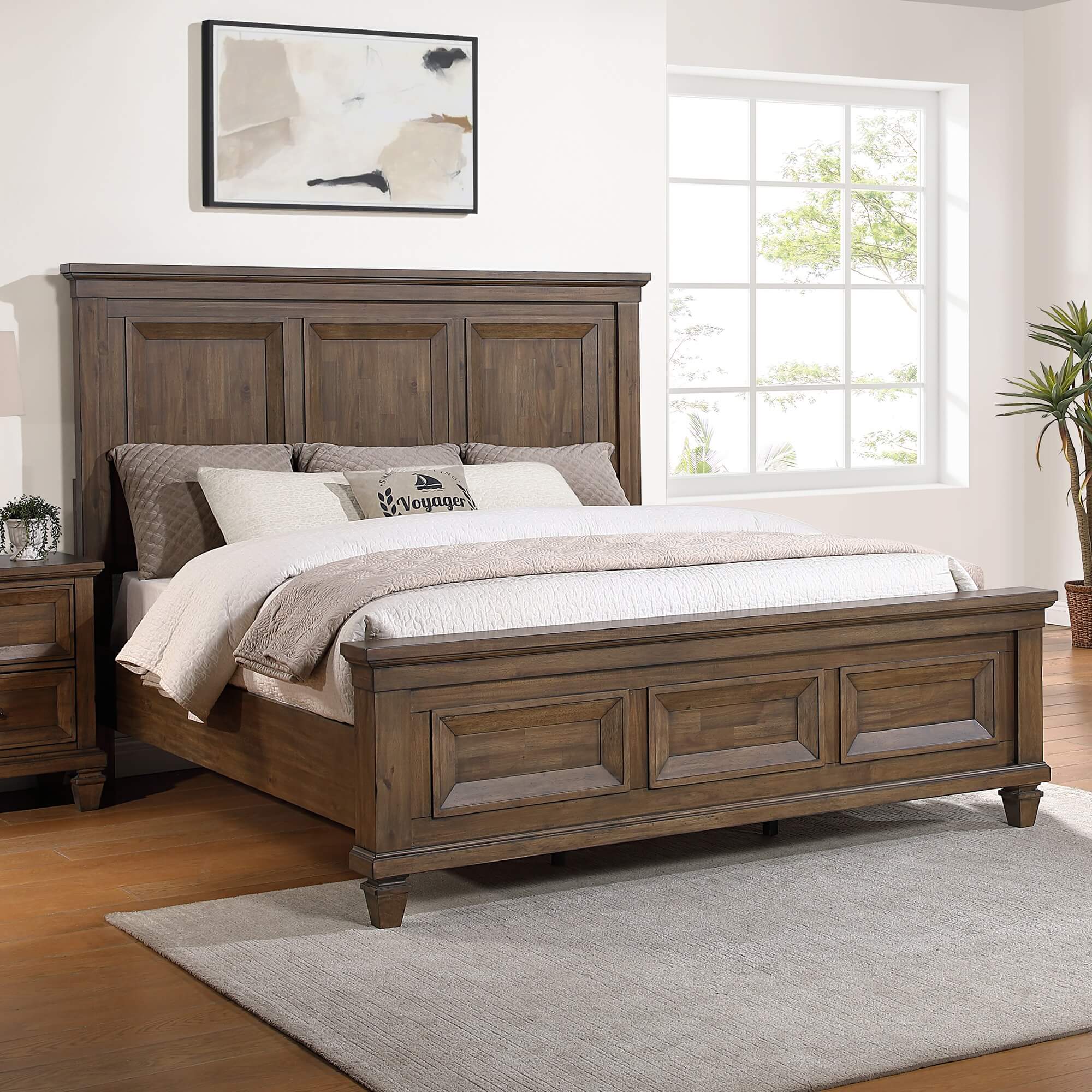 Mariana Vintage Mocha Bed