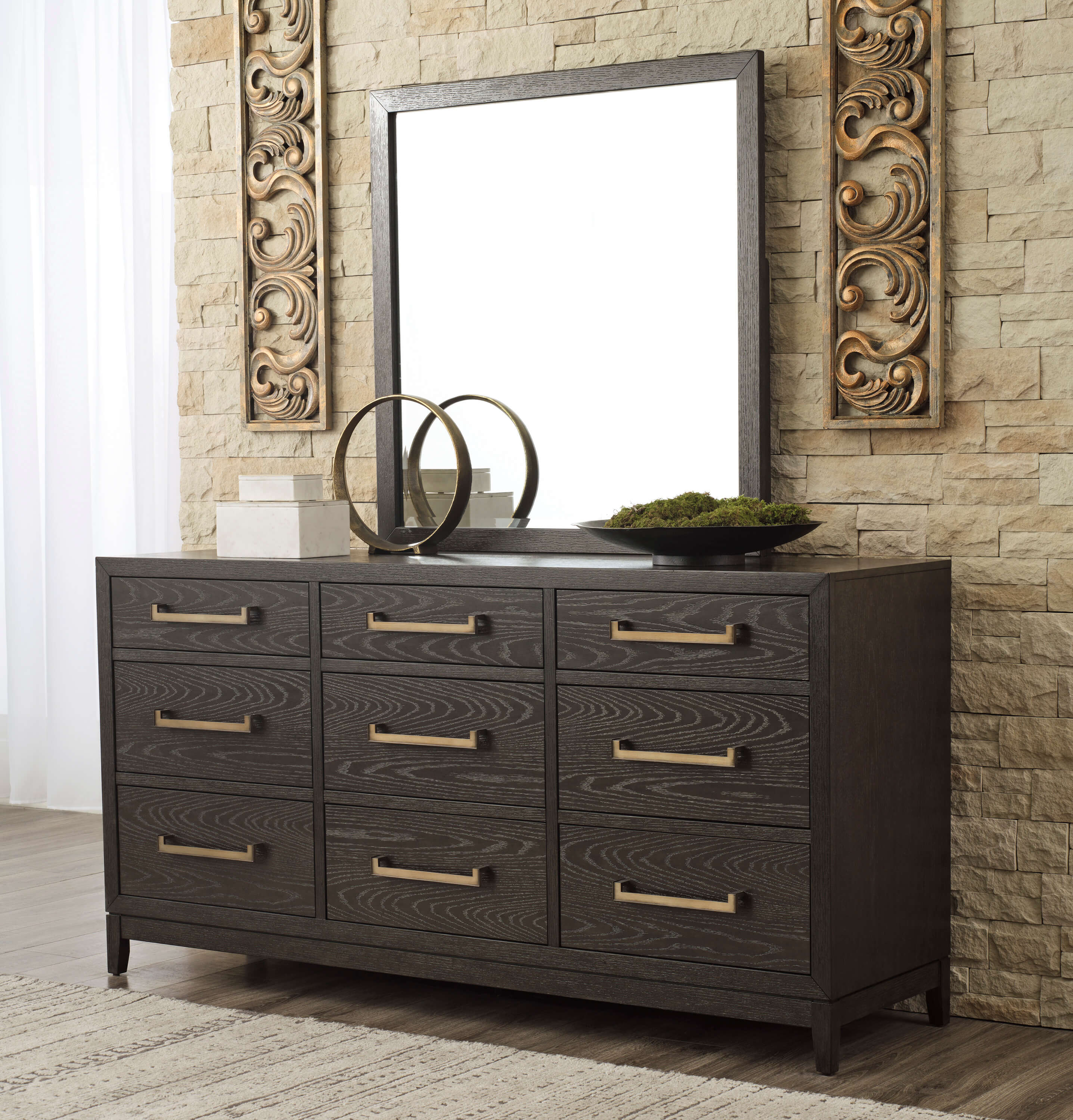 Burkhaus Dresser & Mirror