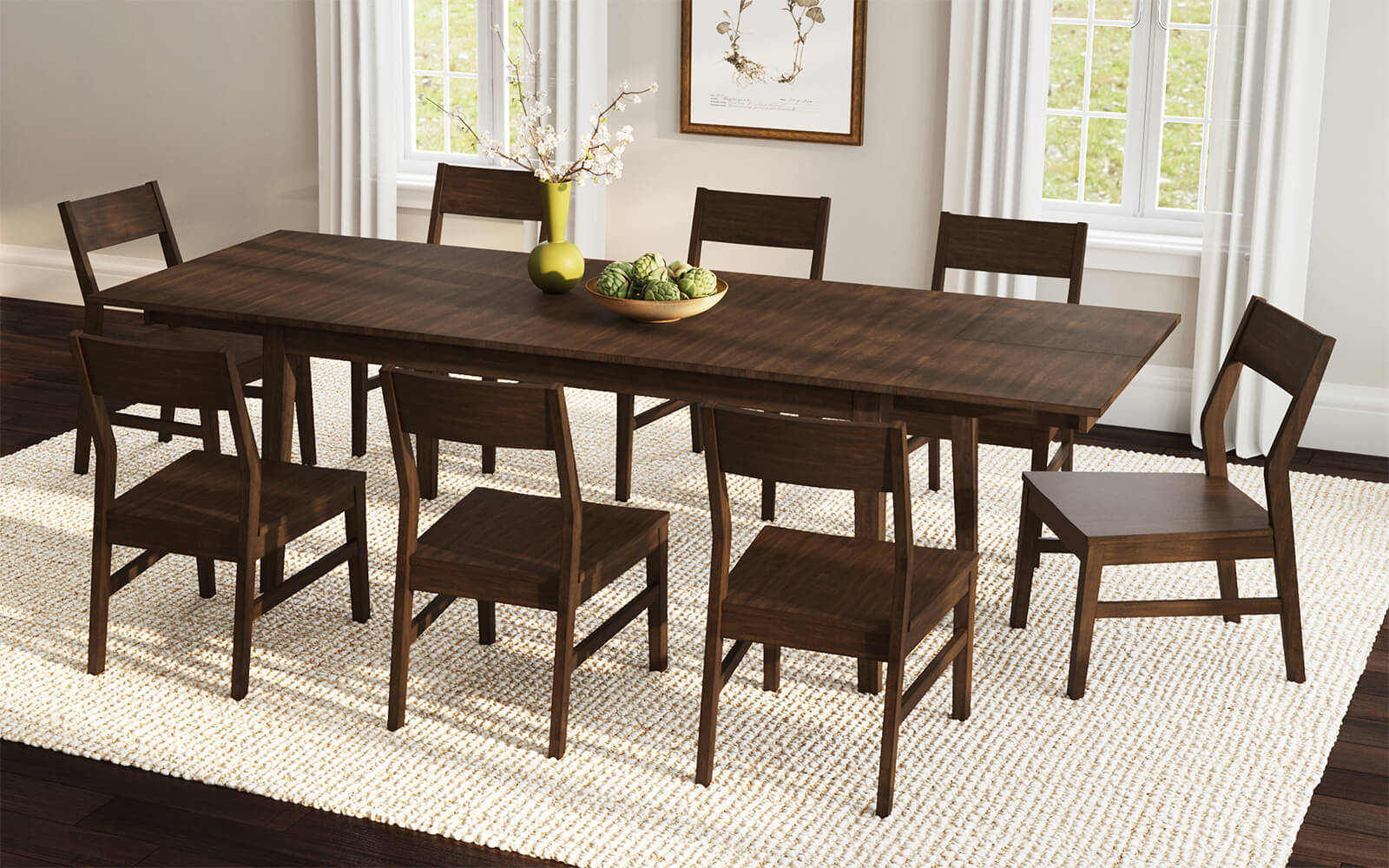 A-America Berkeley Table & 6 Chair Set