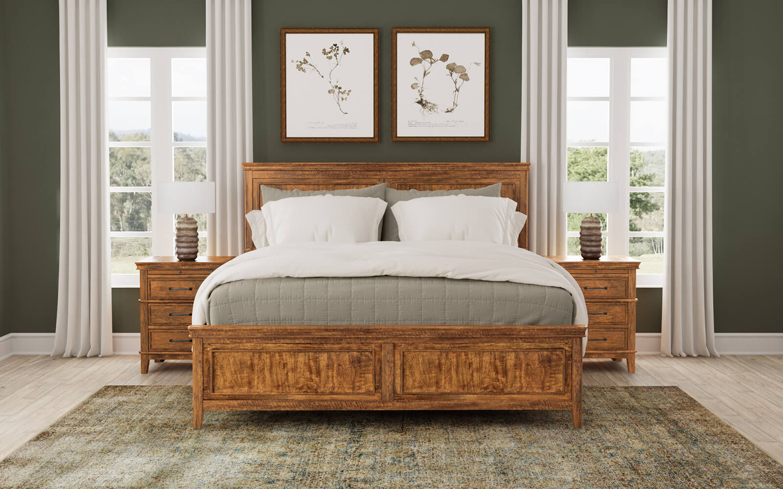 Bandalier Queen Panel Bed