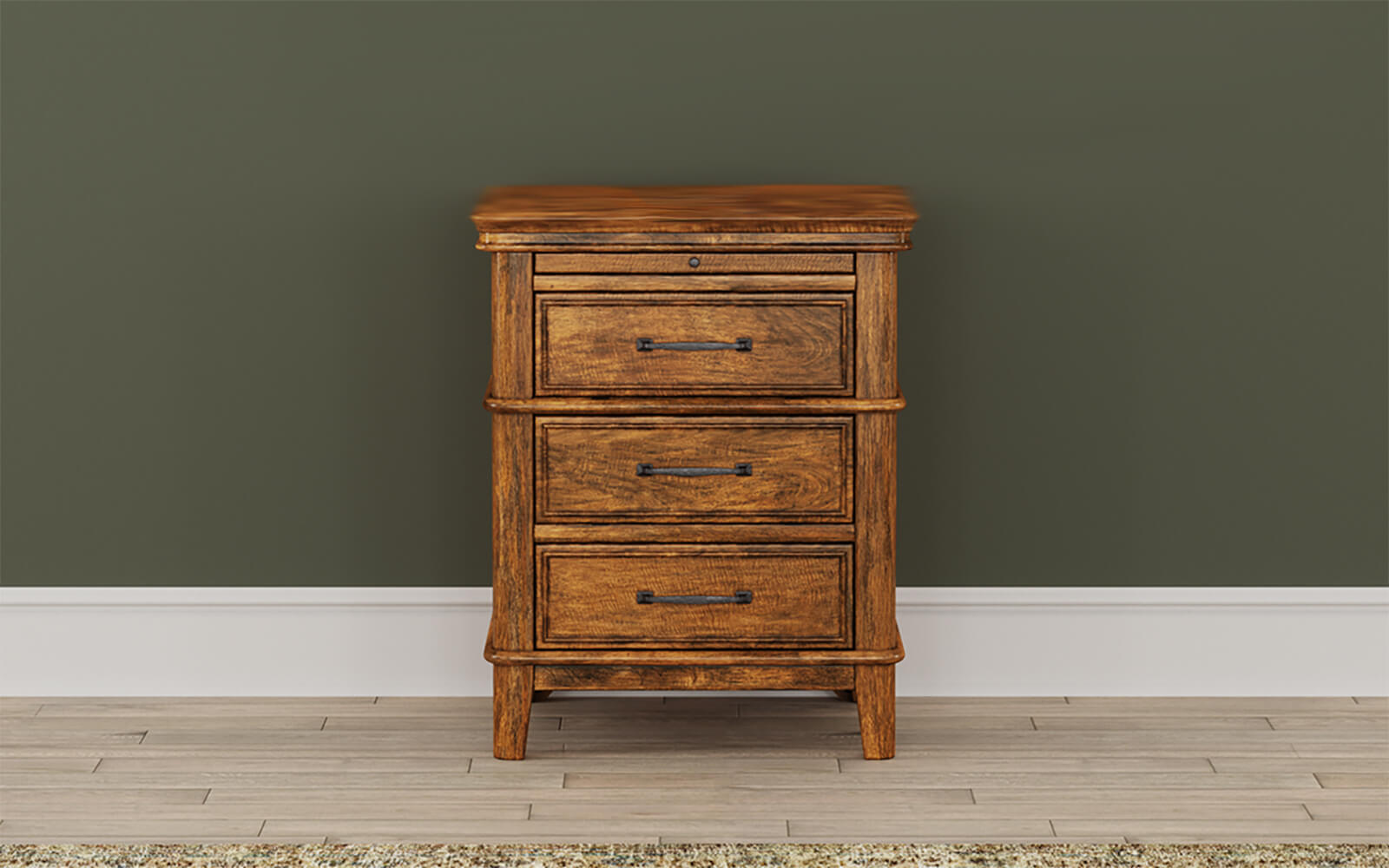 Bandalier 3 Drawer Nightstand
