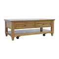 Brentwood Castered Leg Cocktail Table - Cascade Oak AS-IS Top