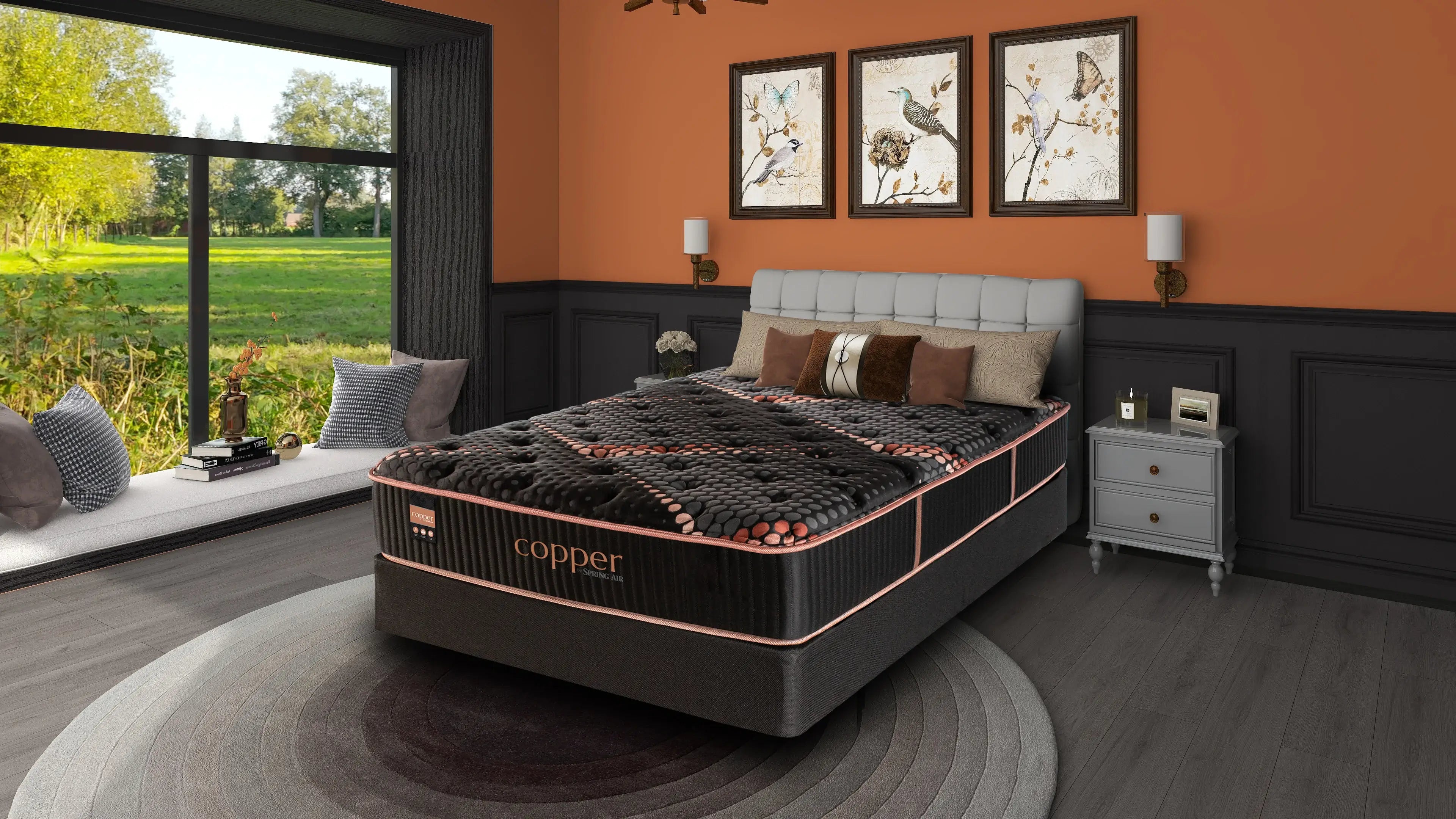 Copper Hybrid Firm Quilted