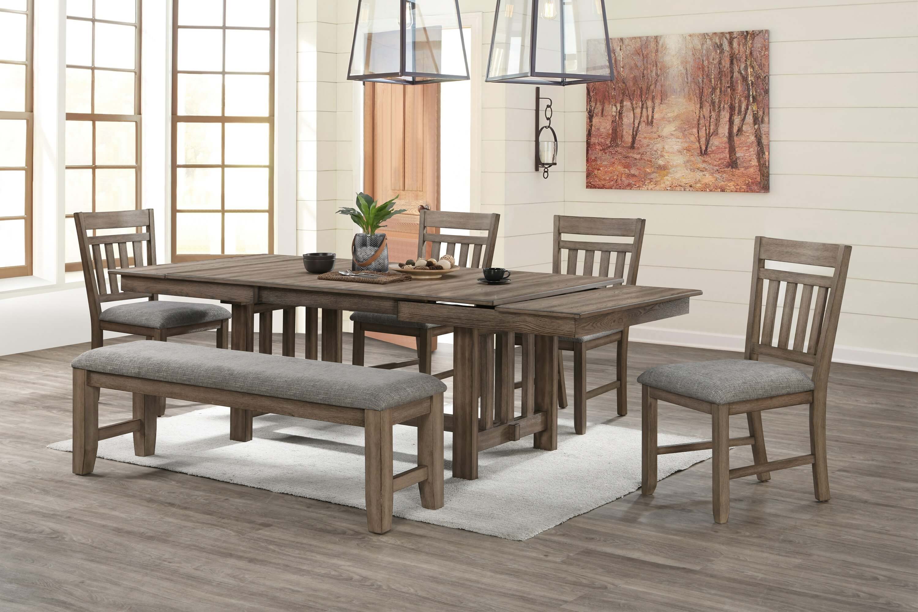 Harrisburg Dining Extention Table Set