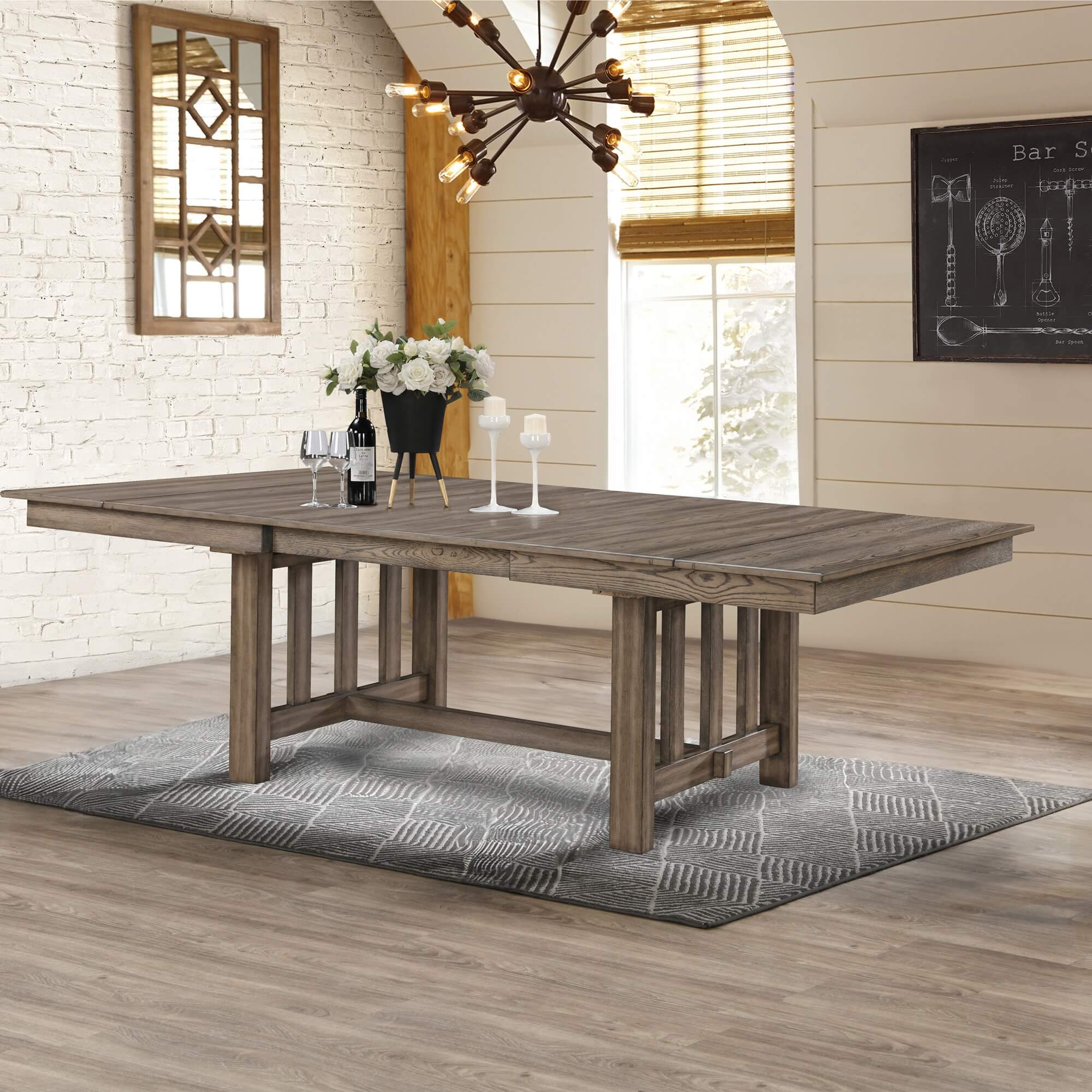 Harrisburg Dining Extention Table Set