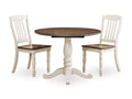 Wirloni Round Drop Leaf Table Set