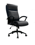 Parker House DC#370 Black Leather Desk Chair