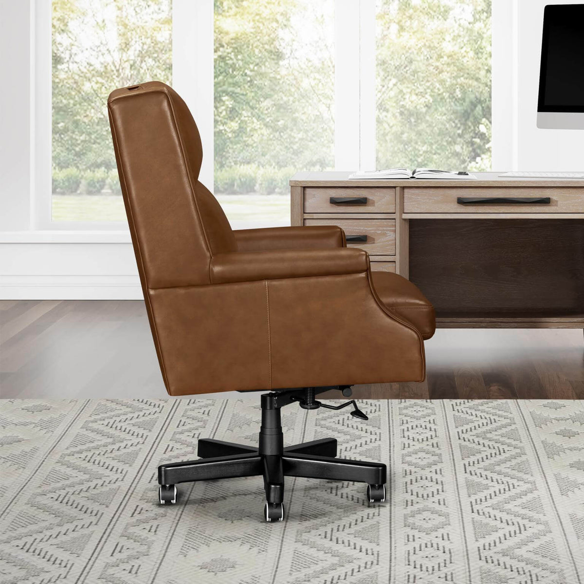 Parker House DC132 Leather Executive Office Chair