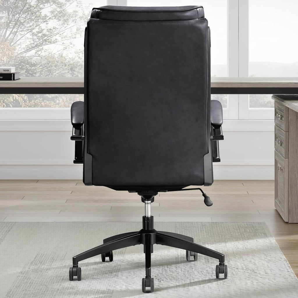 Parker House DC#370 Black Leather Desk Chair
