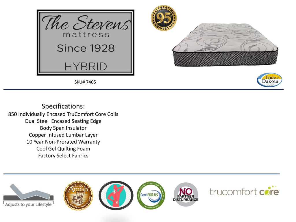 Restonic Stevens Hybrid Mattress