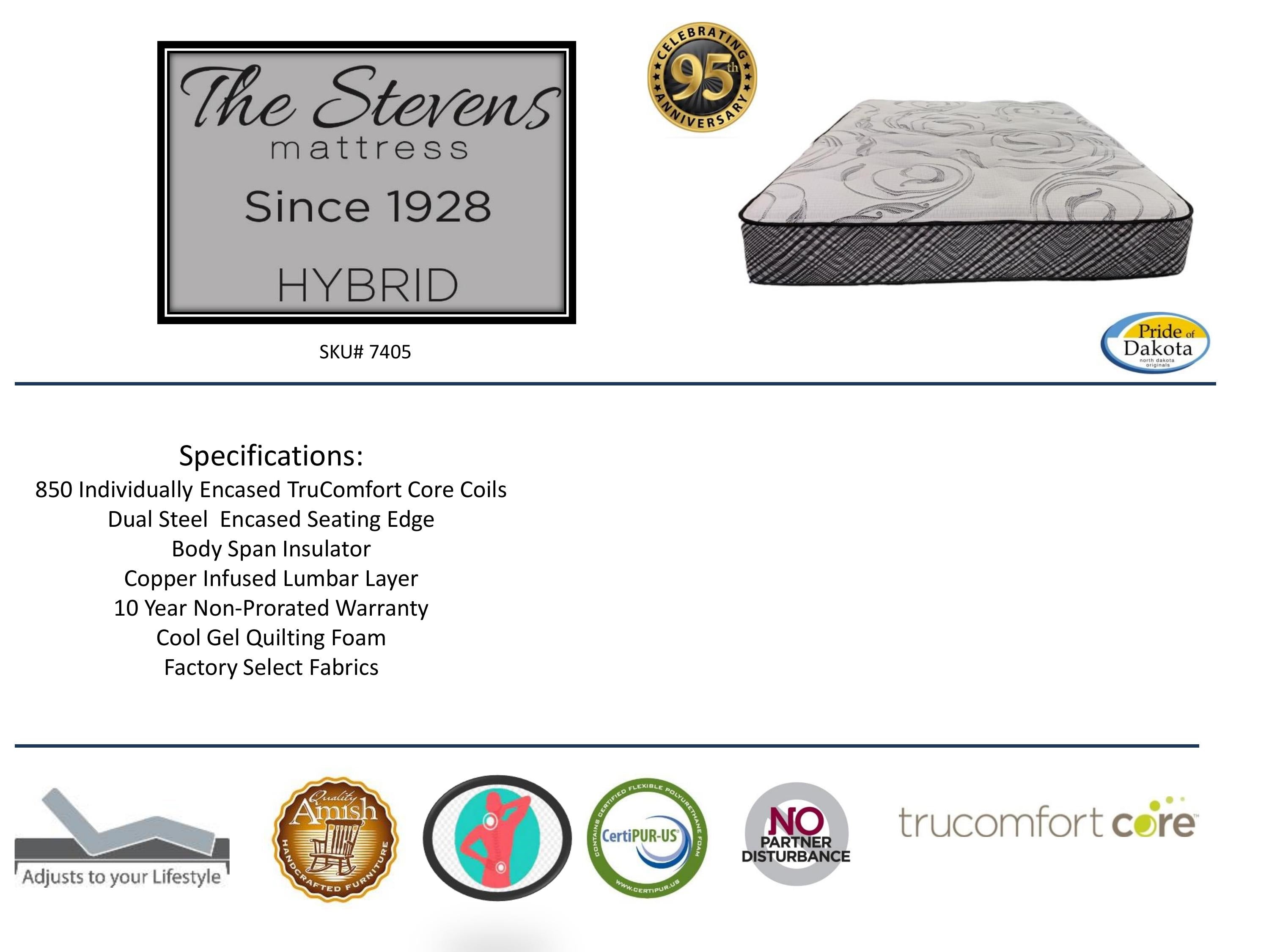 Restonic Stevens Hybrid Mattress