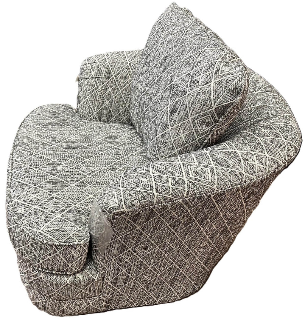 Best Craft 7403SG Swivel Glider Barrel Chair in Tribal Bark
