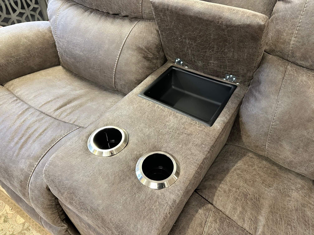 La-Z-Boy Trouper iClean Reclining Loveseat w/ Console