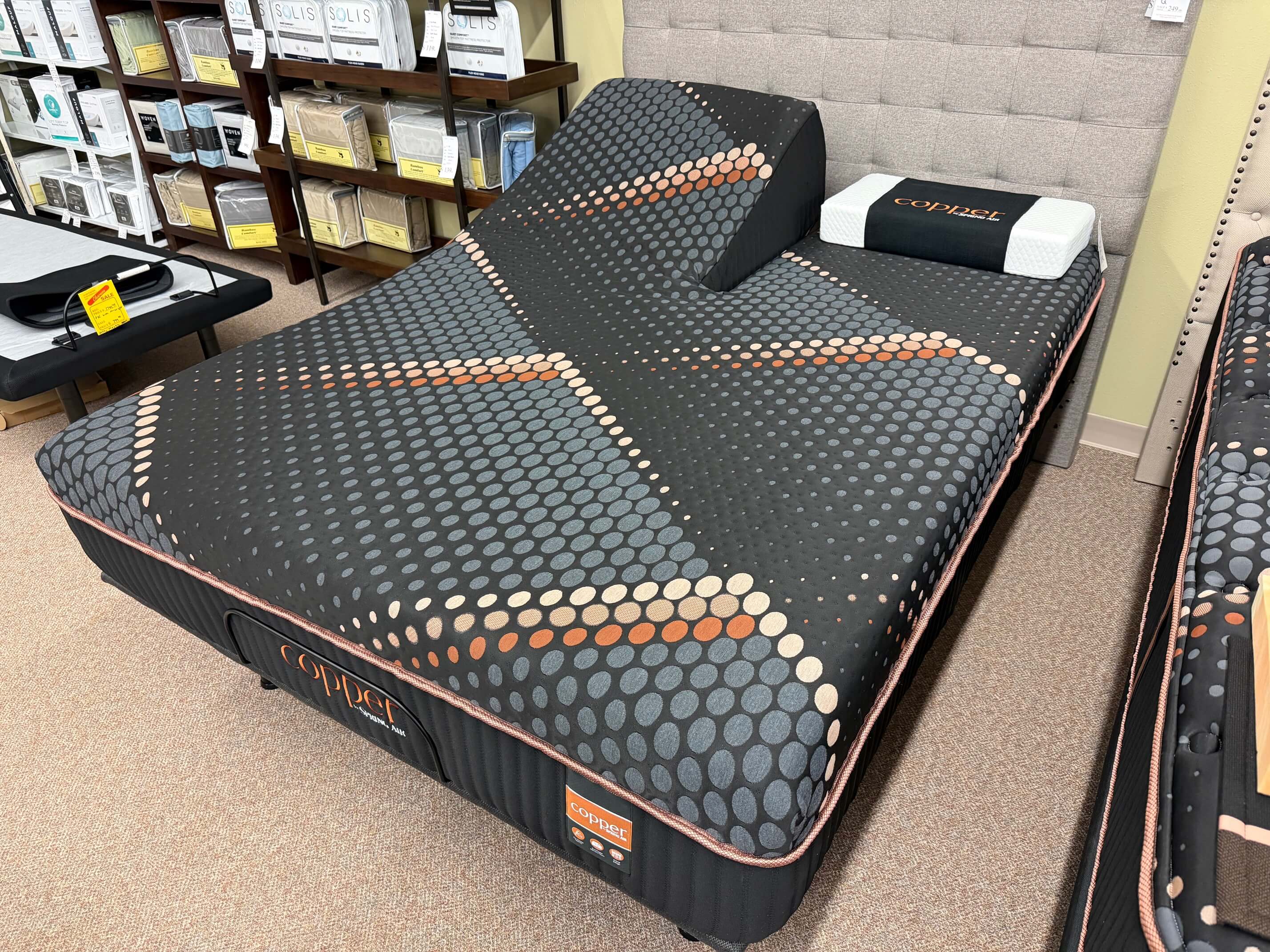 Copper Hybrid Firm Smoothtop Split Head