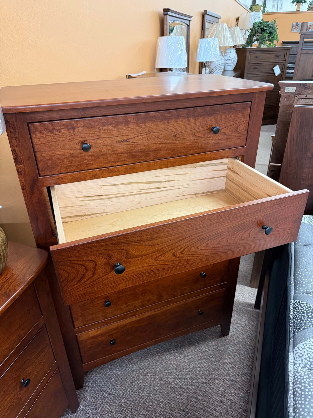 Amish Sunrise Carlston 5 Drawer Chest