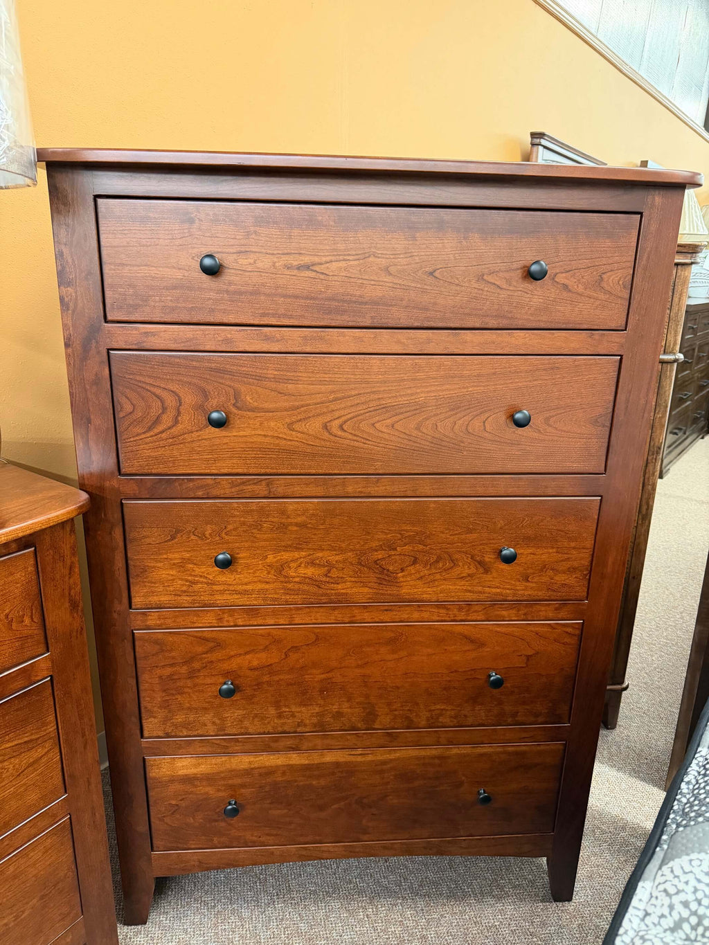 Amish Sunrise Carlston 5 Drawer Chest