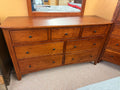 Amish Sunrise Carlston 7 Drawer Dresser
