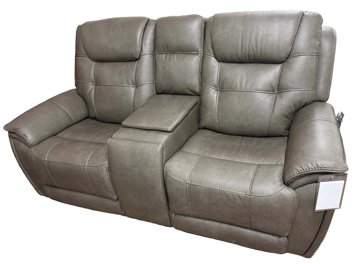 MotoMotion Power HR Console Loveseat W/ Heat & Air Massage