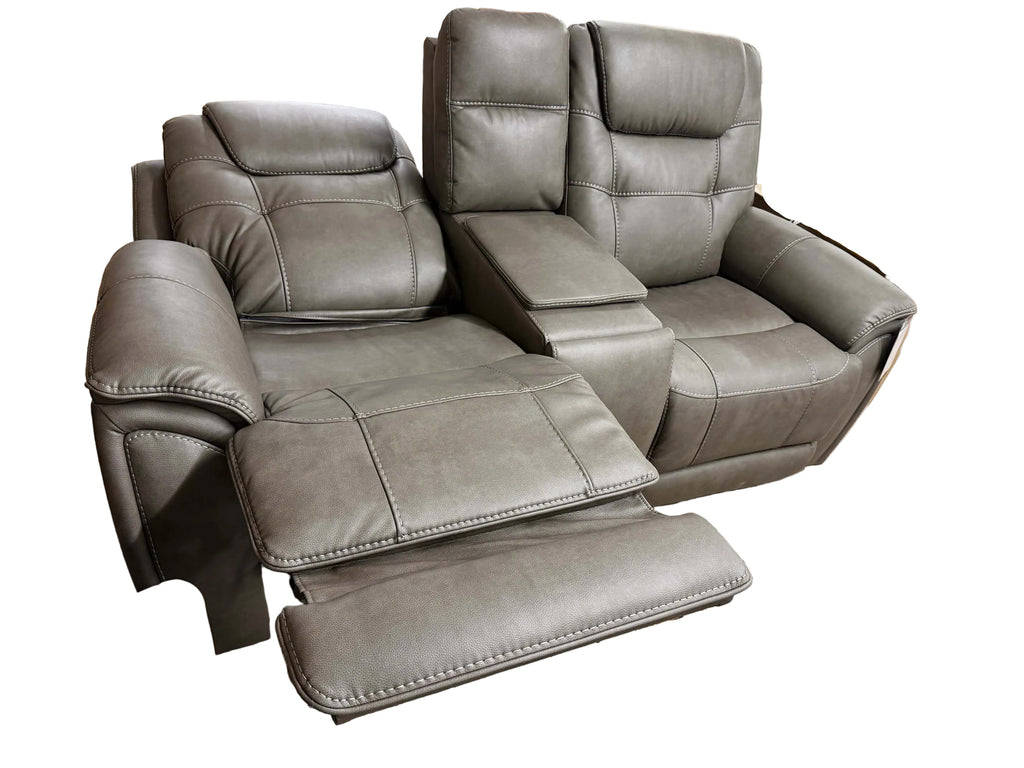 MotoMotion Power HR Console Loveseat W/ Heat & Air Massage
