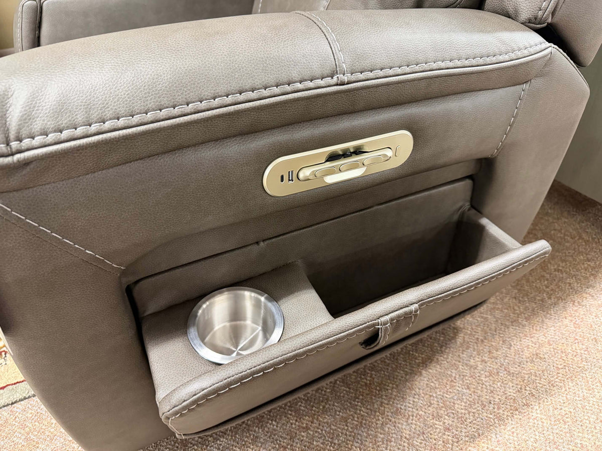 MotoMotion Power HR Console Loveseat W/ Heat & Air Massage