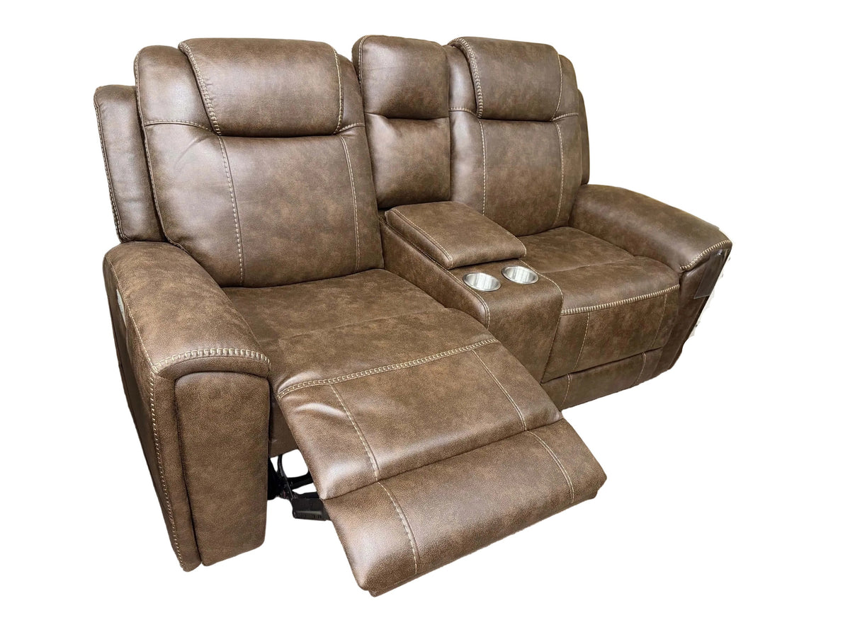MotoMotion Power HR Console Loveseat