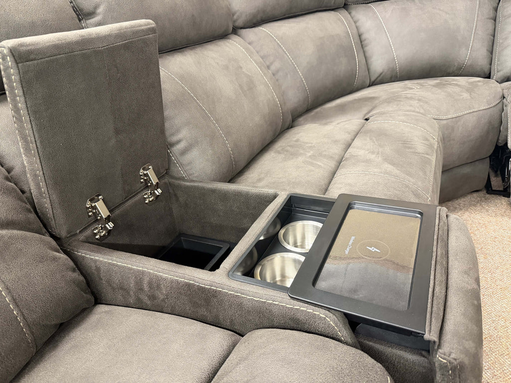 MotoMotion Power HR Sectional W/ Heat & Air Massage