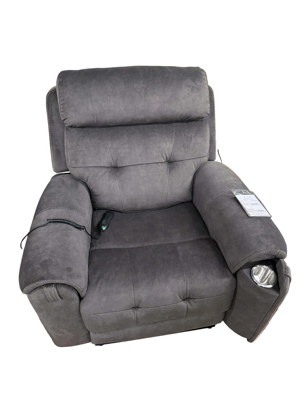 MotoMotion M00378 Lift Recliner in Arula Mink W/ Heat & Air Massage