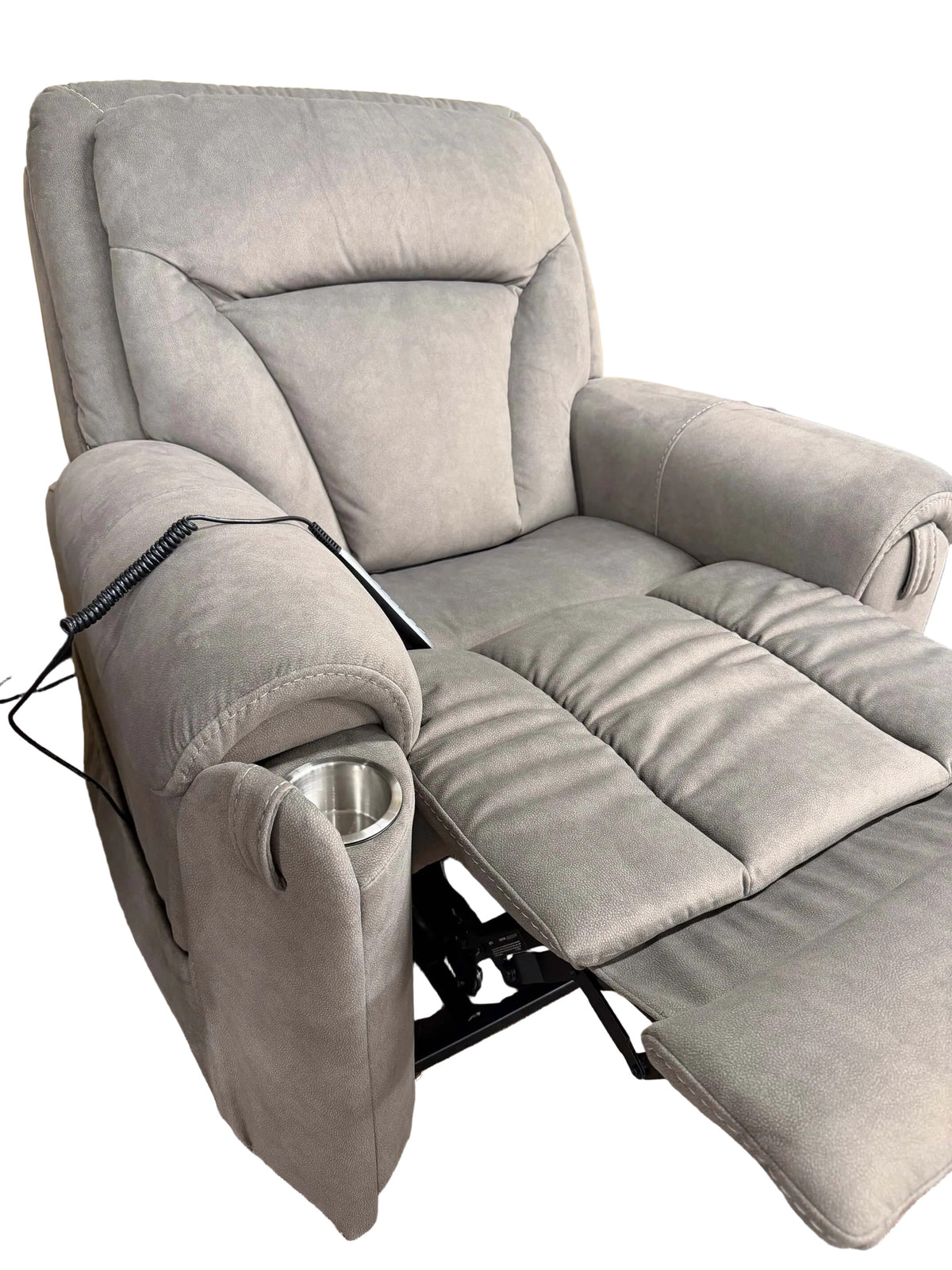 MotoMotion M00381 Lift Recliner in Arula Mink W/ Heat & Air Massage