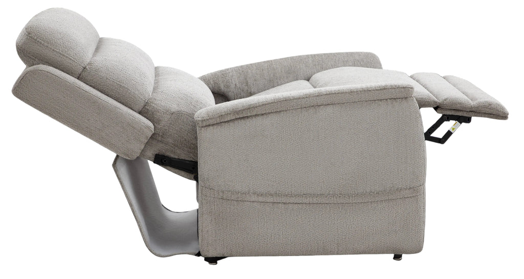 MotoMotion Power Lift Recliner in Santorini Ash W/ Heat & Massage