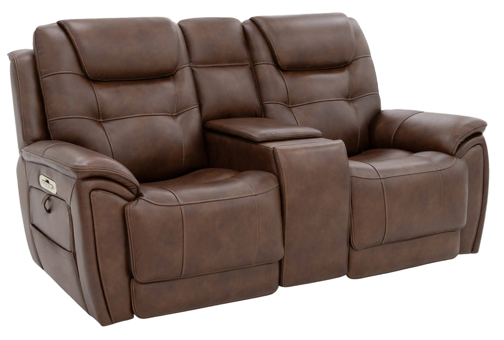 MotoMotion Power HR Console Loveseat W/ Heat & Air Massage