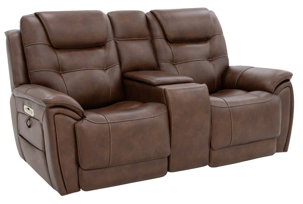 MotoMotion Power HR Console Loveseat W/ Heat & Air Massage