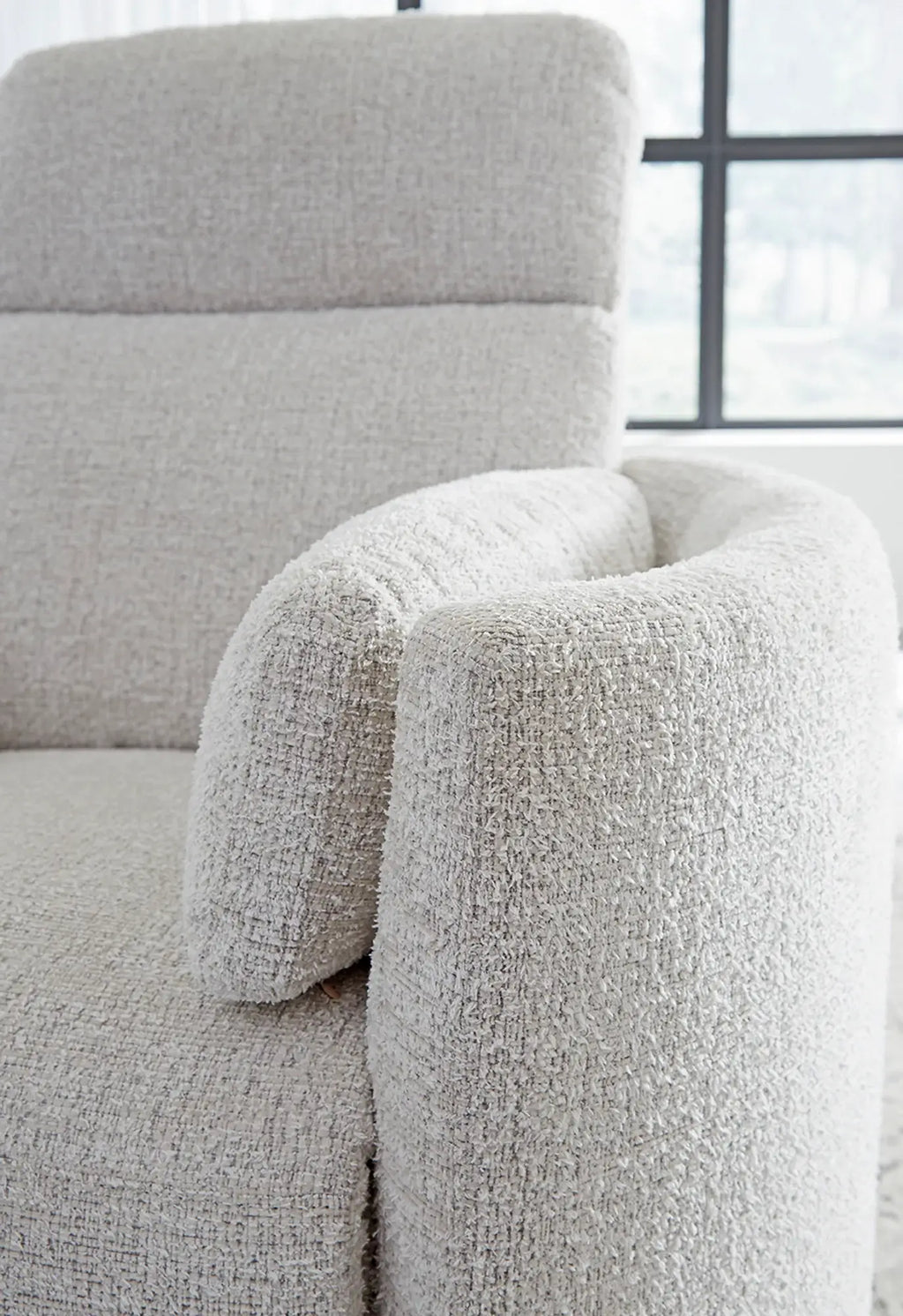 RADIUS ANGORA LINEN Manual Swivel Glider Recliner