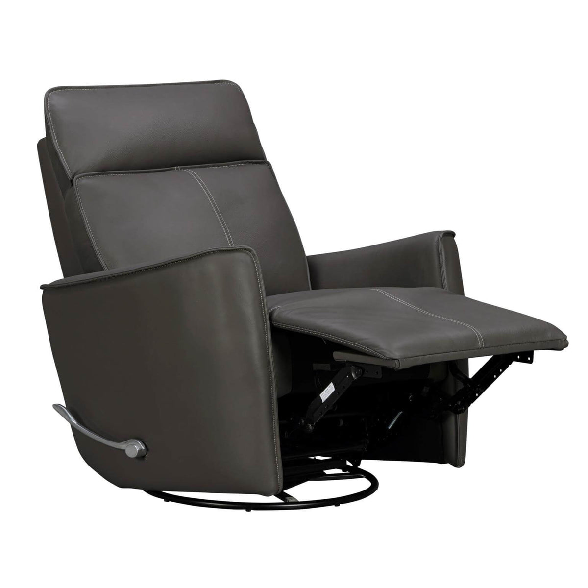 Roxy Manual Leather Swivel Gilder Recliner