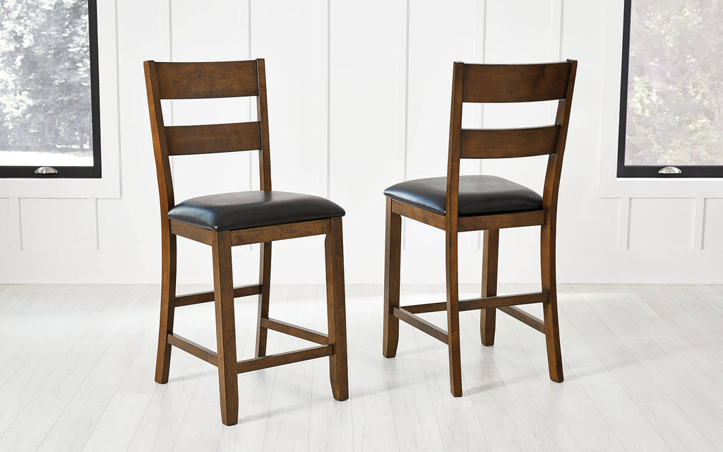 A-America Mariposa Rustic Whisky Gathering Table & 6 Chairs