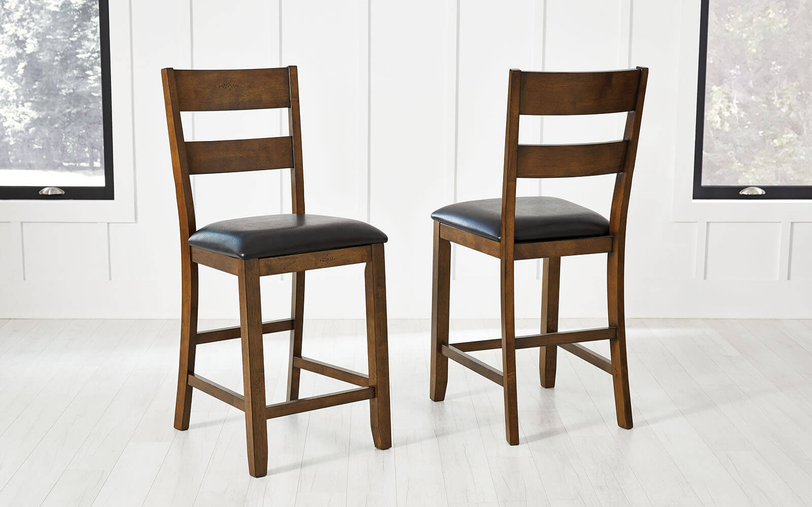 A-America Mariposa Rustic Whisky Gathering Table & 6 Chairs
