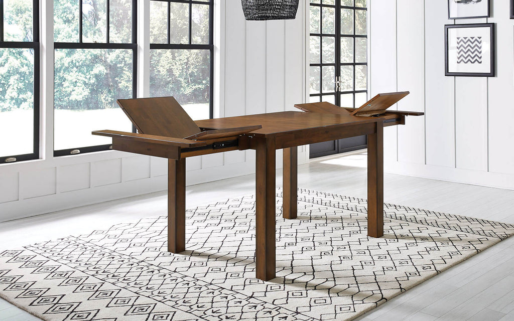 A-America Mariposa Rustic Whisky Gathering Table & 6 Chairs