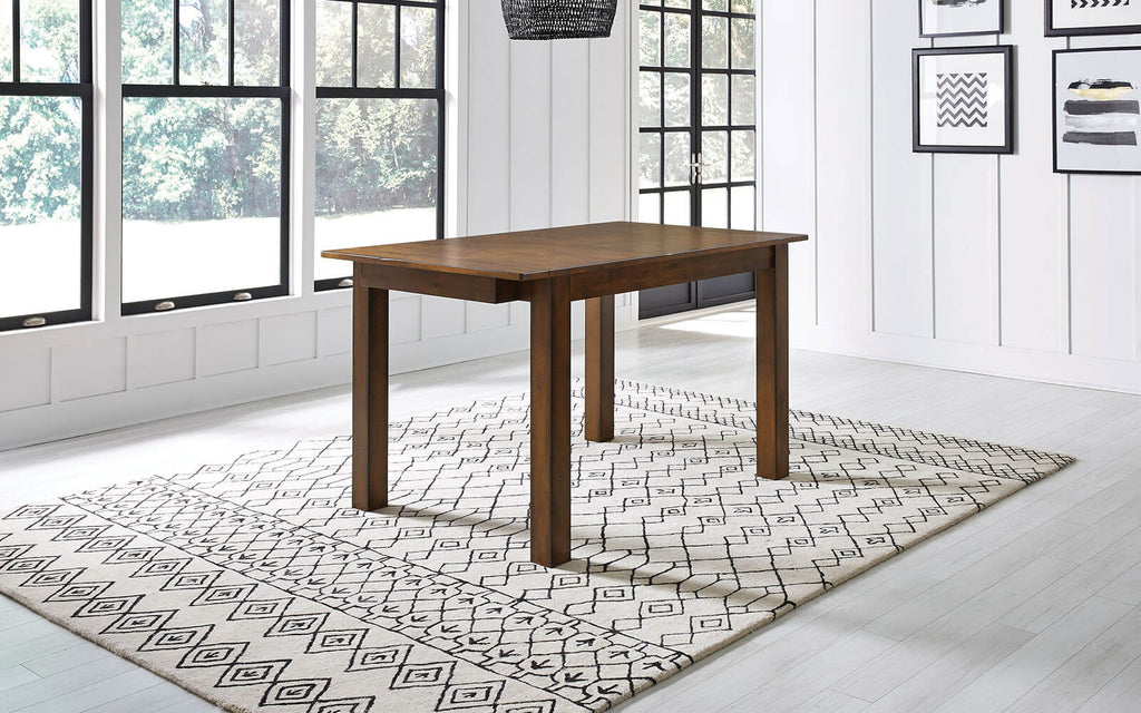 A-America Mariposa Rustic Whisky Gathering Table & 6 Chairs