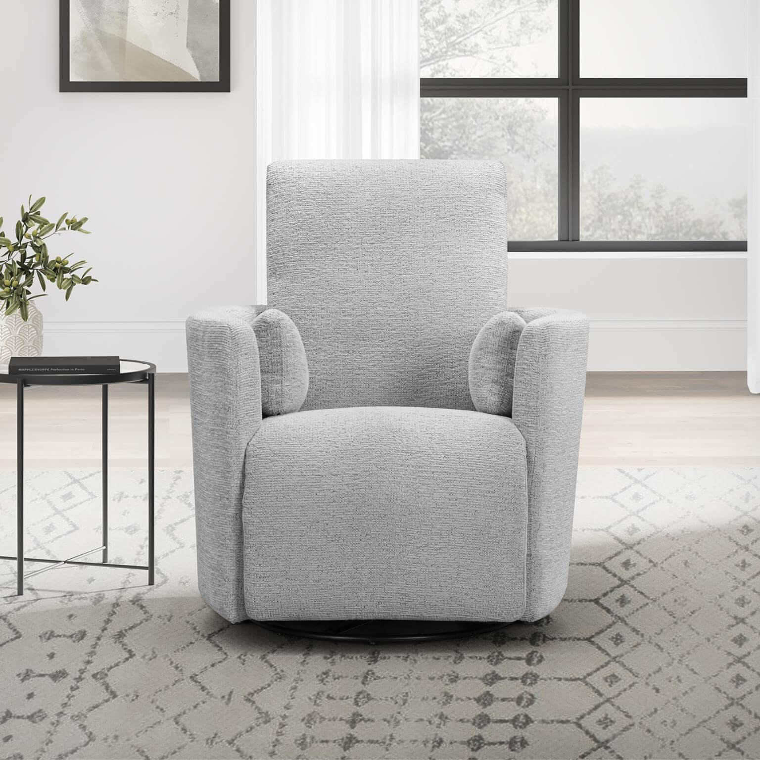 Turner Swivel Glider in Vincent Fog