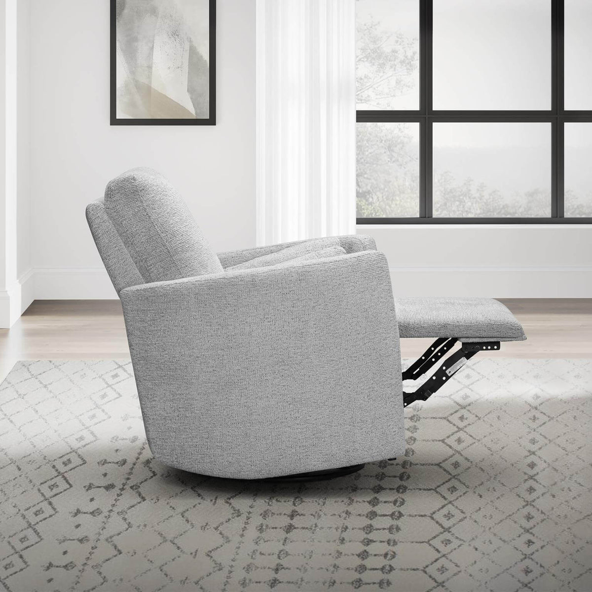 Turner Swivel Glider in Vincent Fog