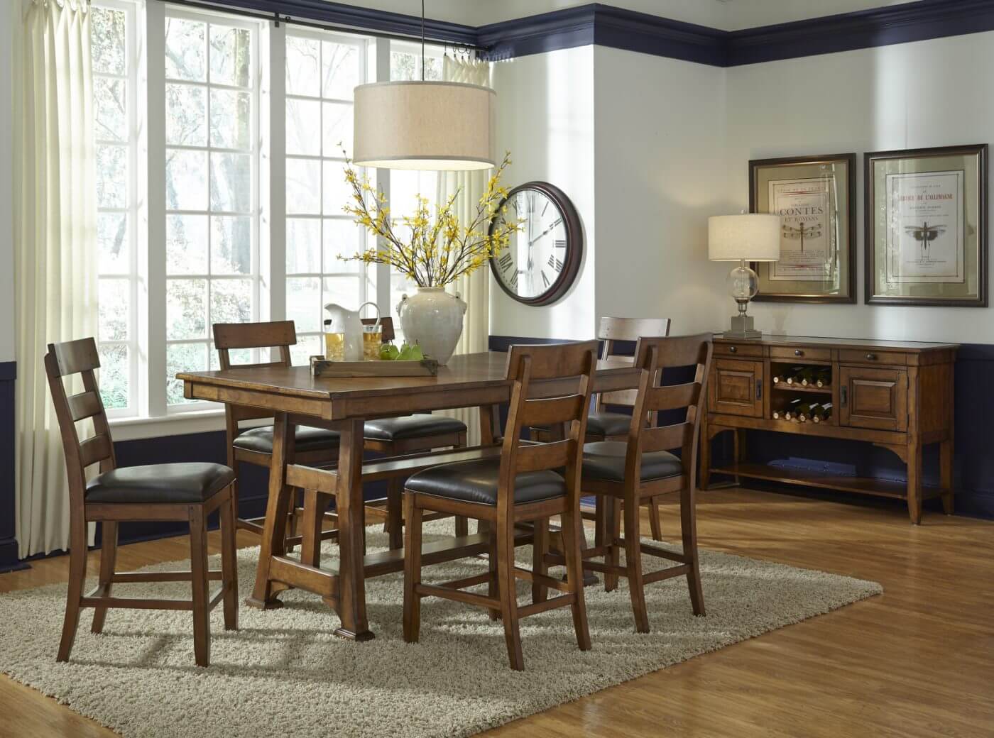 Ozark Gathering Table & 6 Chairs