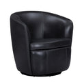 BAROLO Vintage Onyx Swivel Club Chair