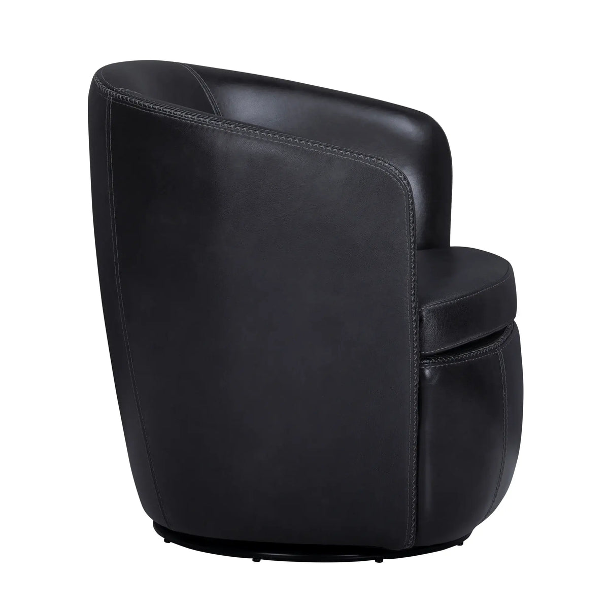 BAROLO Vintage Onyx Swivel Club Chair