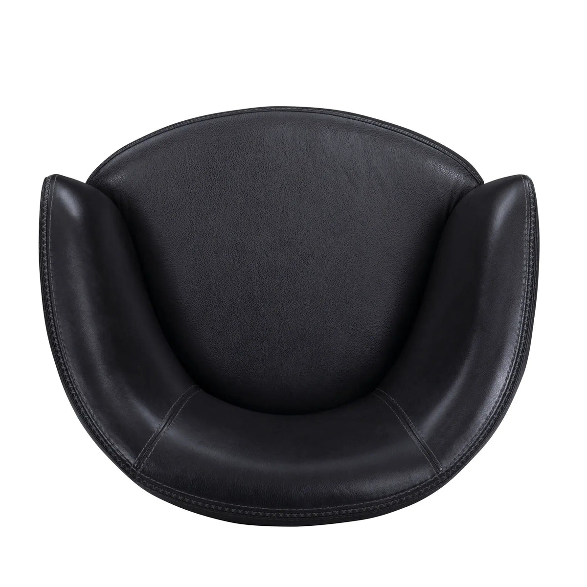 BAROLO Vintage Onyx Swivel Club Chair