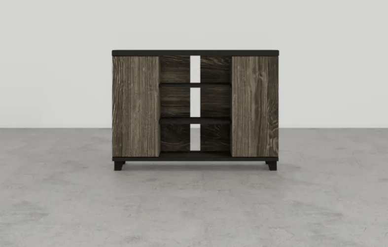 Perdue TV Media Console S'mores & Black Woodgrain